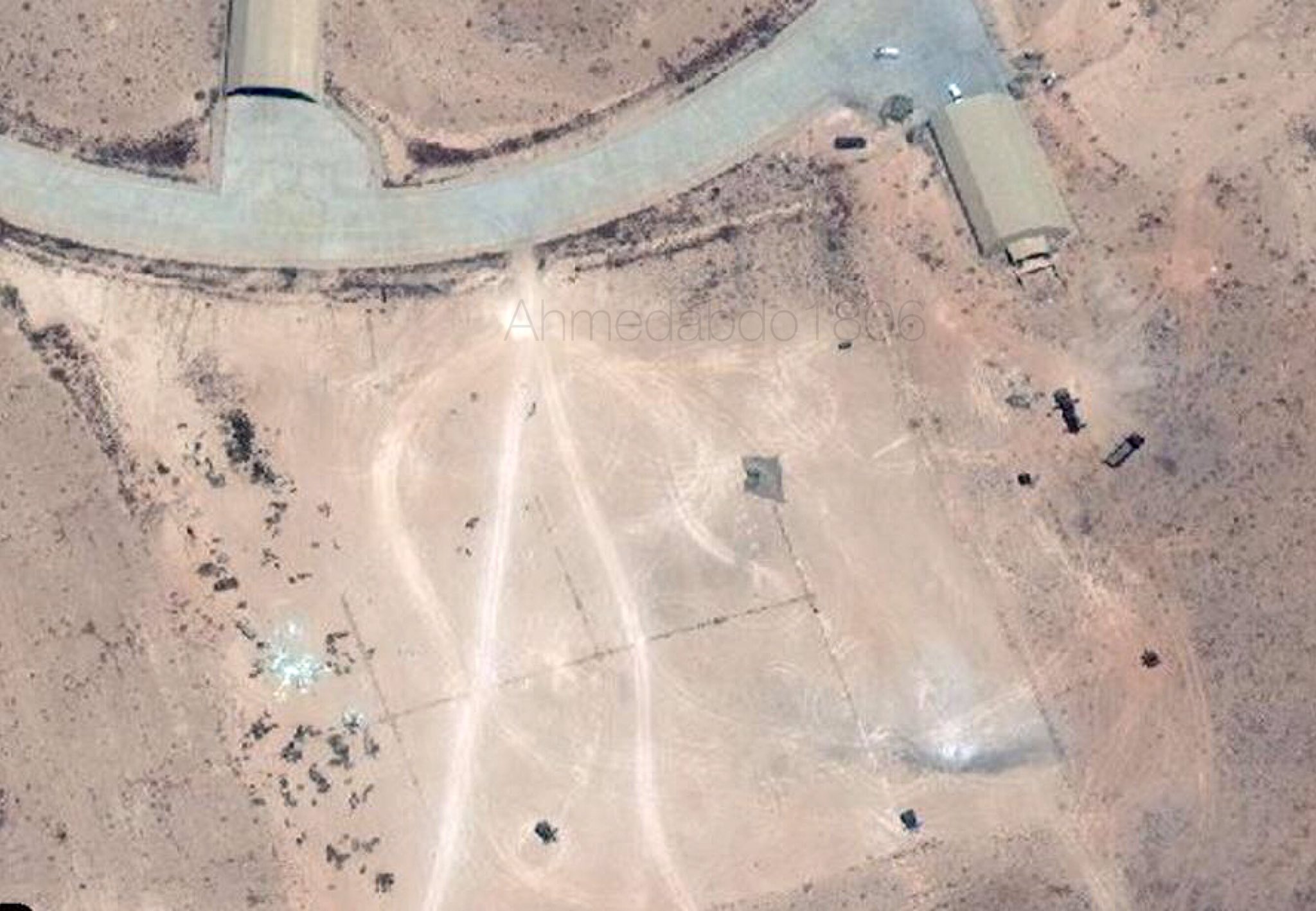 New satellite imagery shows the aftermath of the airstrikes targeted Turkish military equipment including at least one MIM-23 Hawk AD battery in Al-Watiya air base in Western Libya.