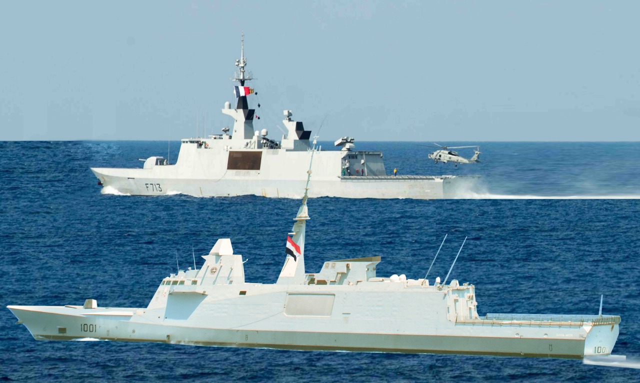 Military spokesman of the Egyptian armed forces: French and Egyptian navy have carried out joint maritime training in the Mediterranean