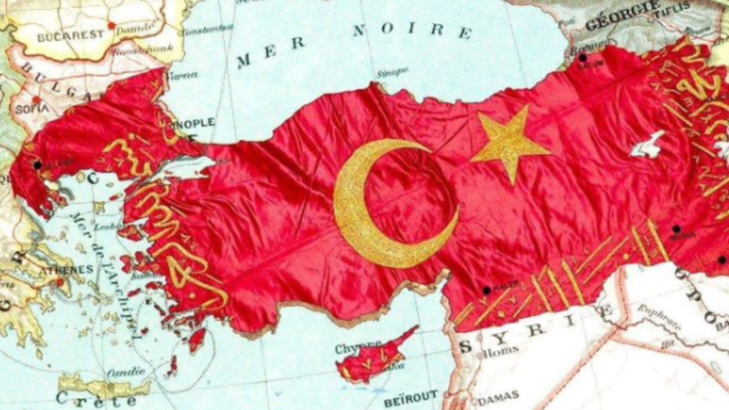 Turkish deputy publishes "Greater Turkey" map