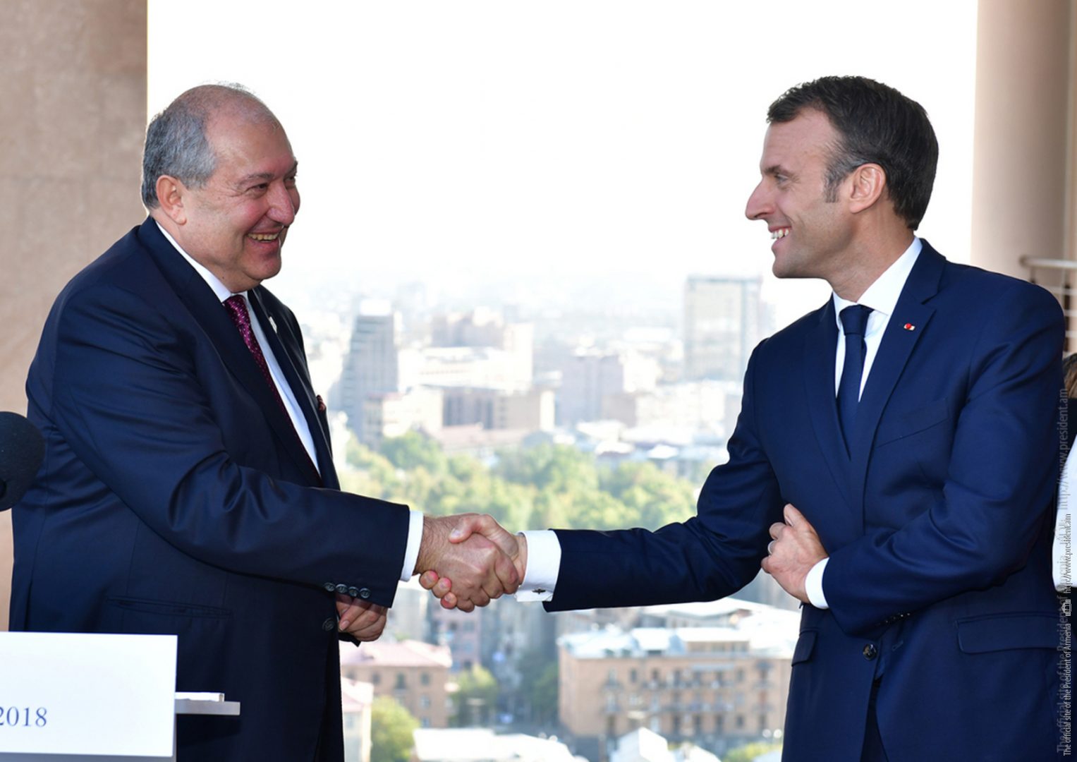Macron: France and Armenia can be proud of relations anchored on shared memory and vision